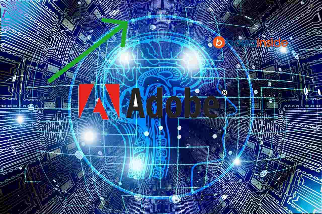 intelligenza artificiale con logo di Adobe