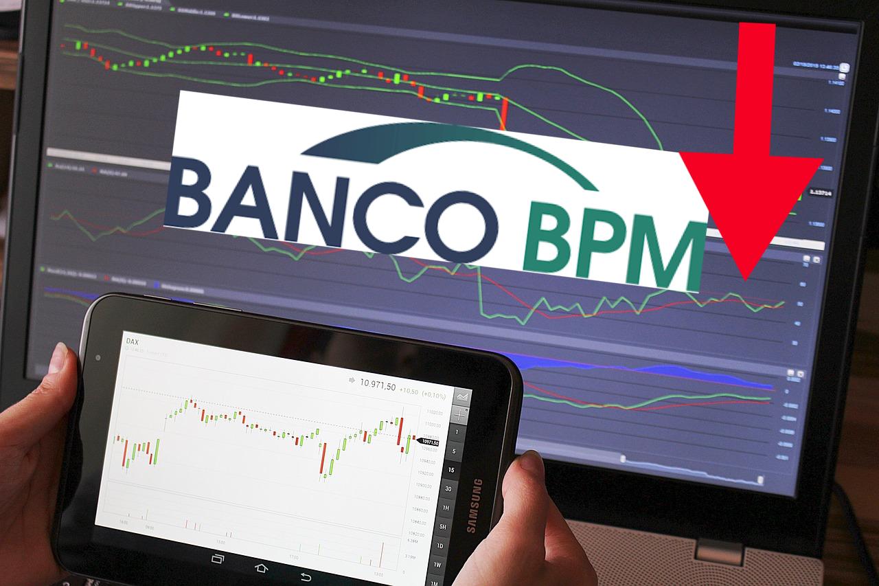 chart trading e logo Banco BPM