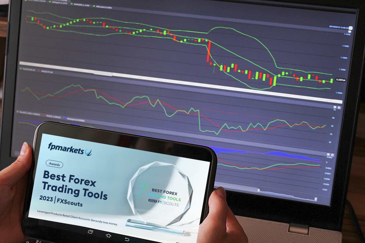 chart trading e tablet su sito FP Markets