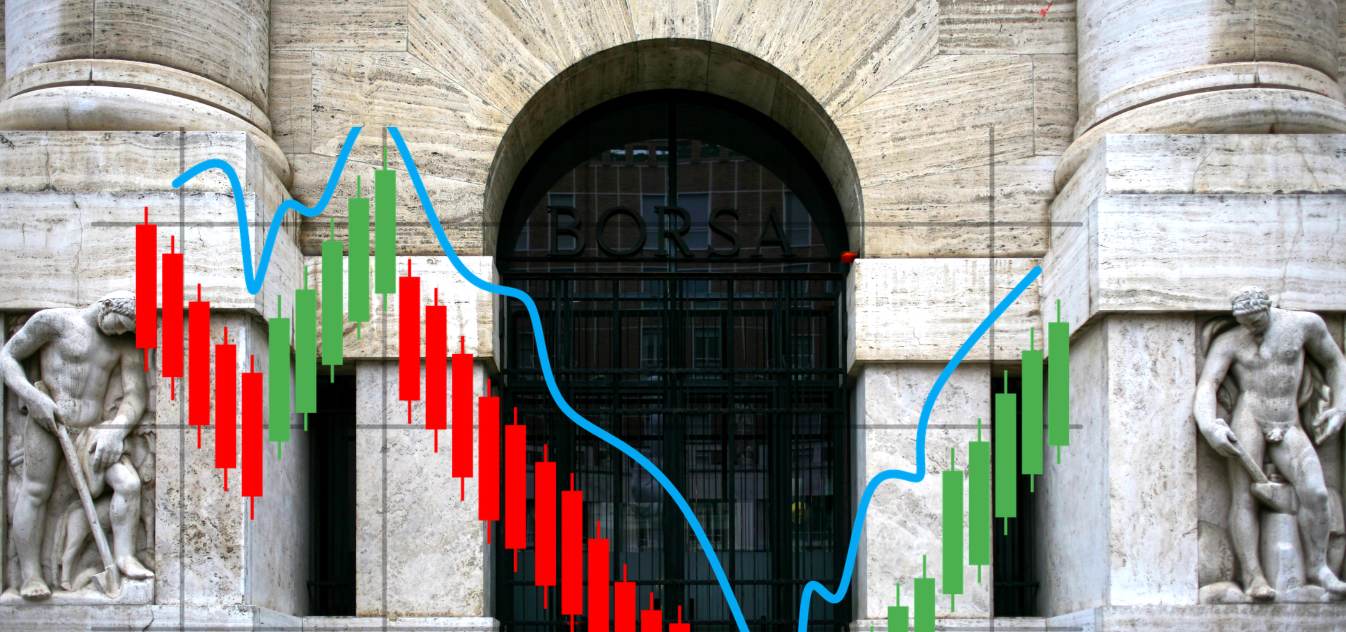 ingresso di Borsa Italiana e grafico