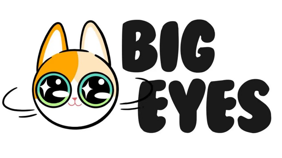 scritta e logo del token Big Eyes