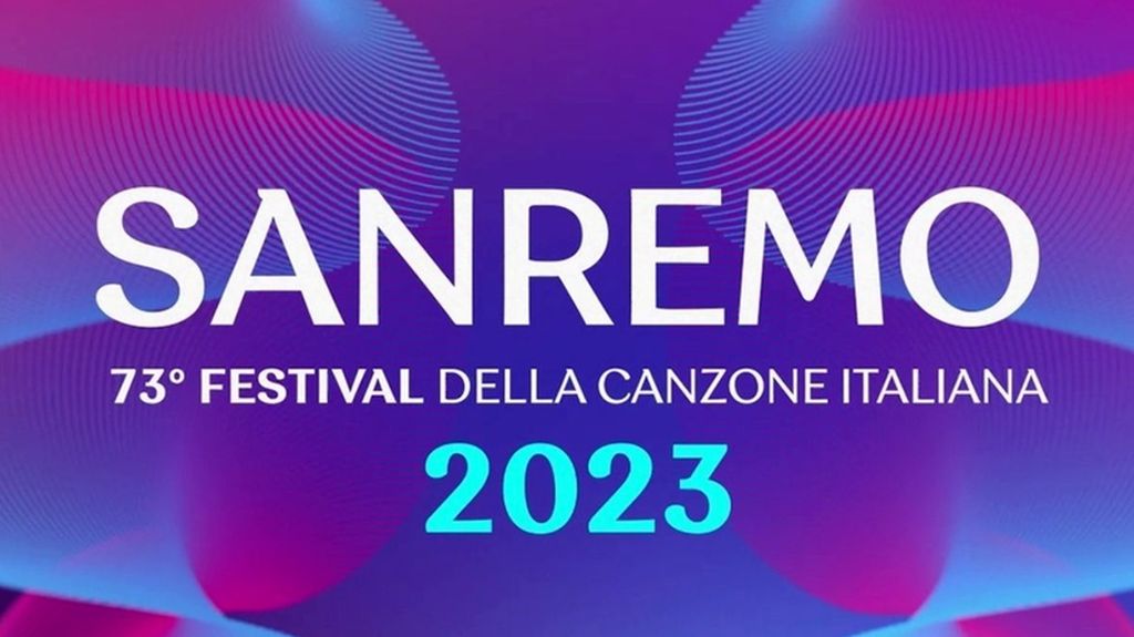 grafica ufficiale del festival di Sanremo 2023