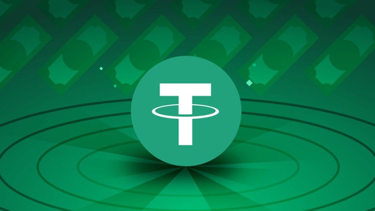 il simbolo della stablecoin Tether USDT