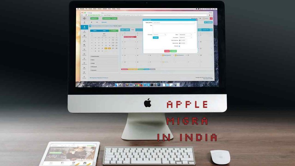 Apple migra in India