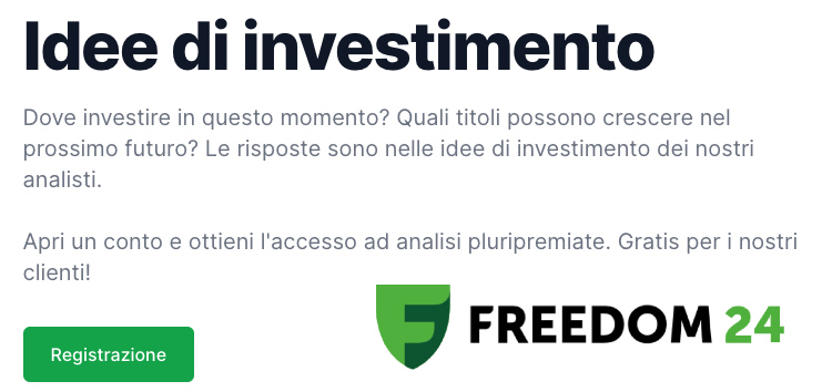 Freedom24 Idee Investimento
