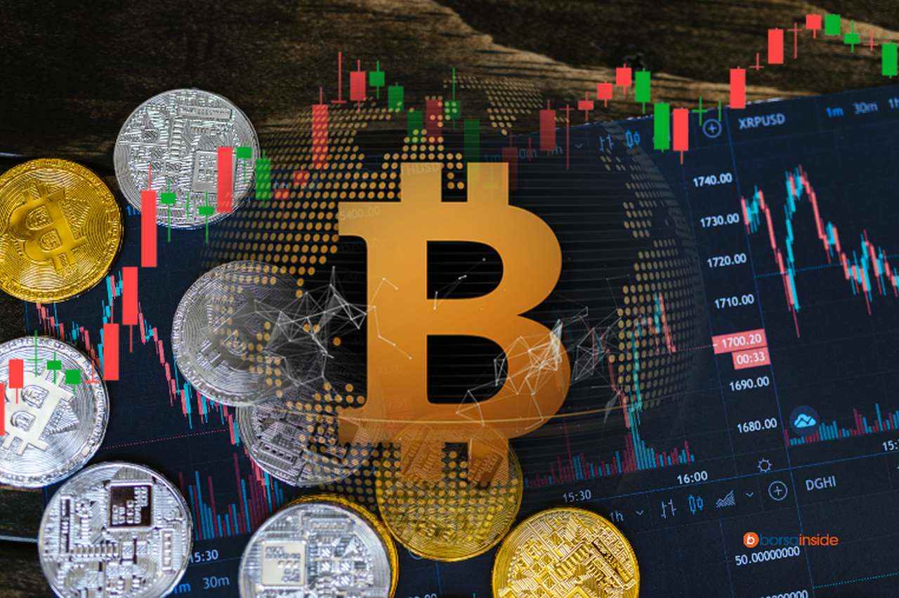 Alcuni grafici sull'andamento di prezzo e diverse monete di Bitcoin