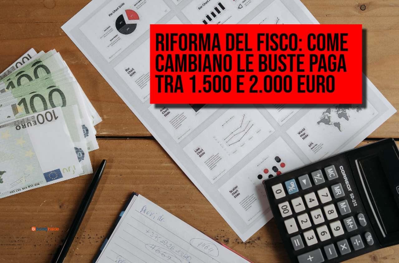 alcuni documenti, delle banconote da 100 euro ed una calcolatrice su un tavolo