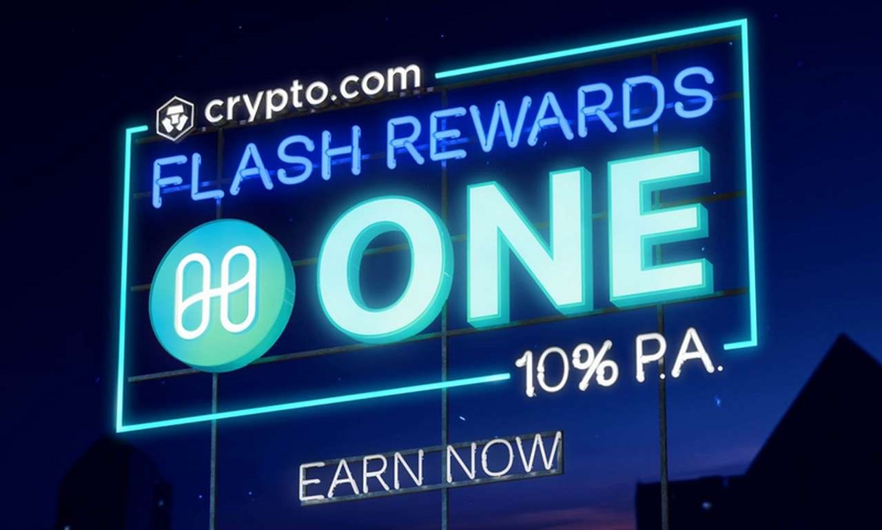 slogan della campagna di Crypto.com Flash Rewards