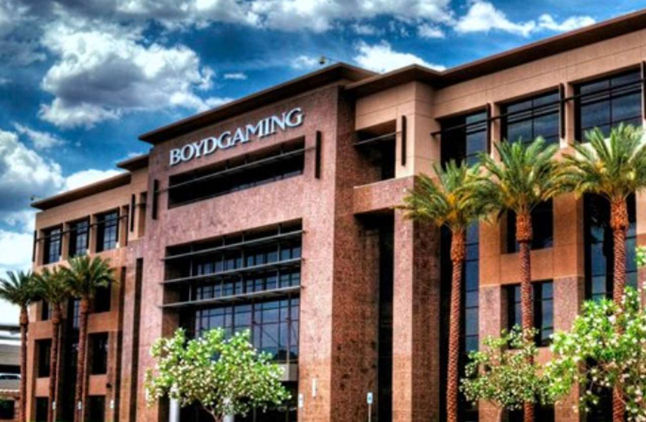 il fronte della sede di BoydGaming a Las Vegas
