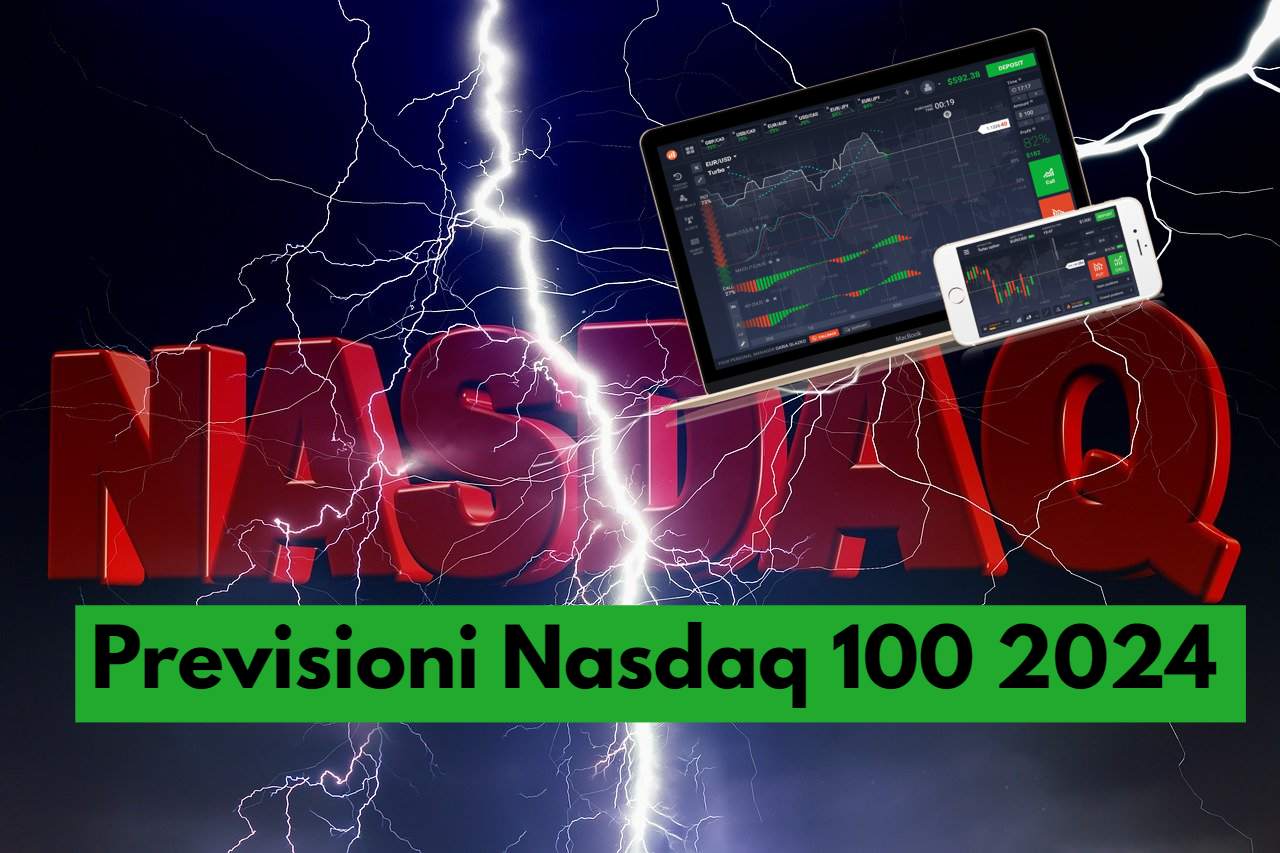 indice Nasdaq e schermate di trading