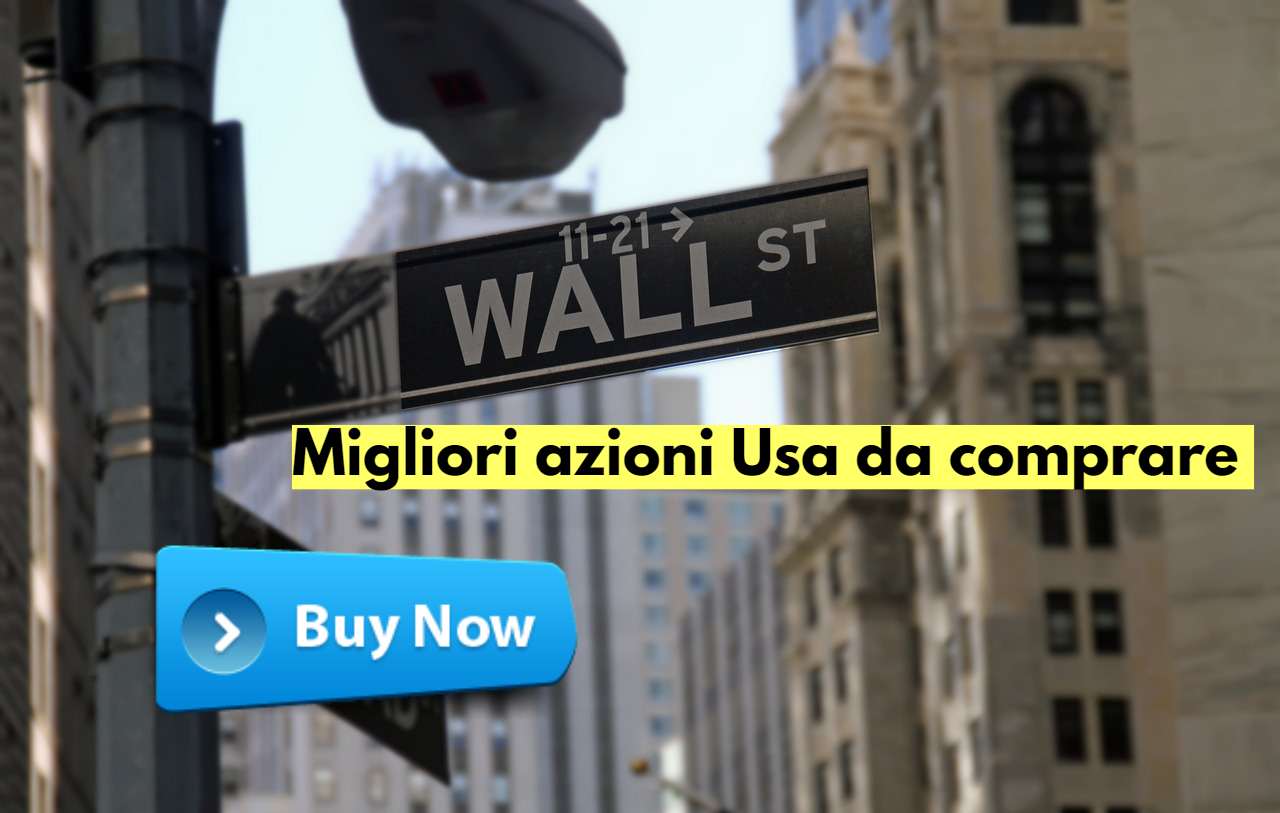 indicazione per Wall Street e icona "buy"