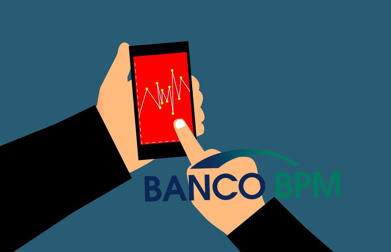 mobile trading con il logo di Banco BPM