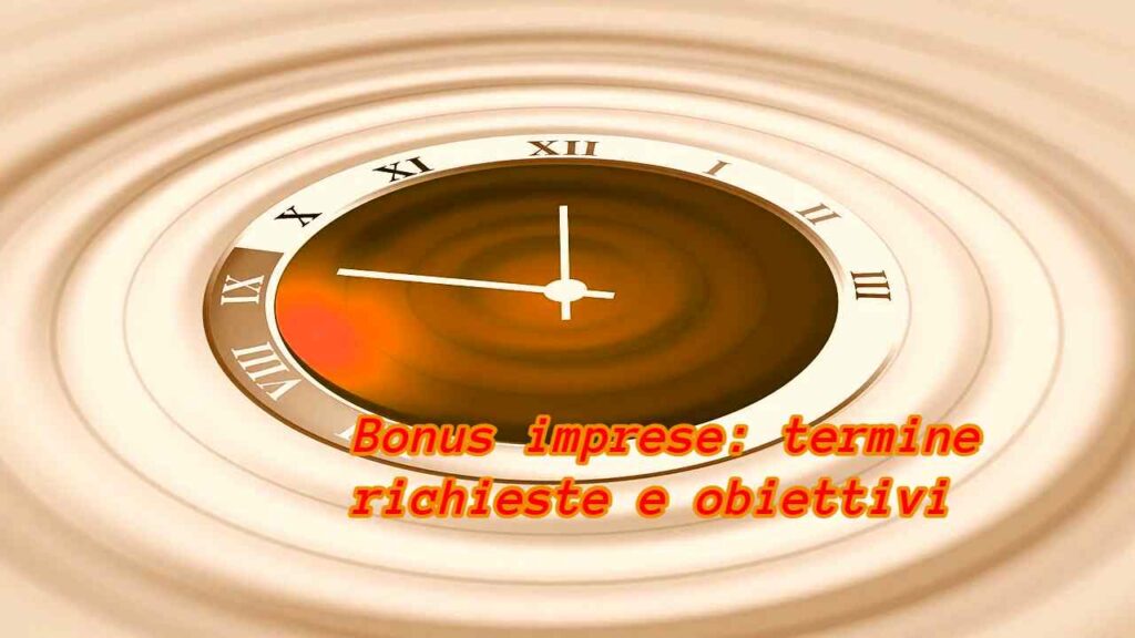 Bonus imprese