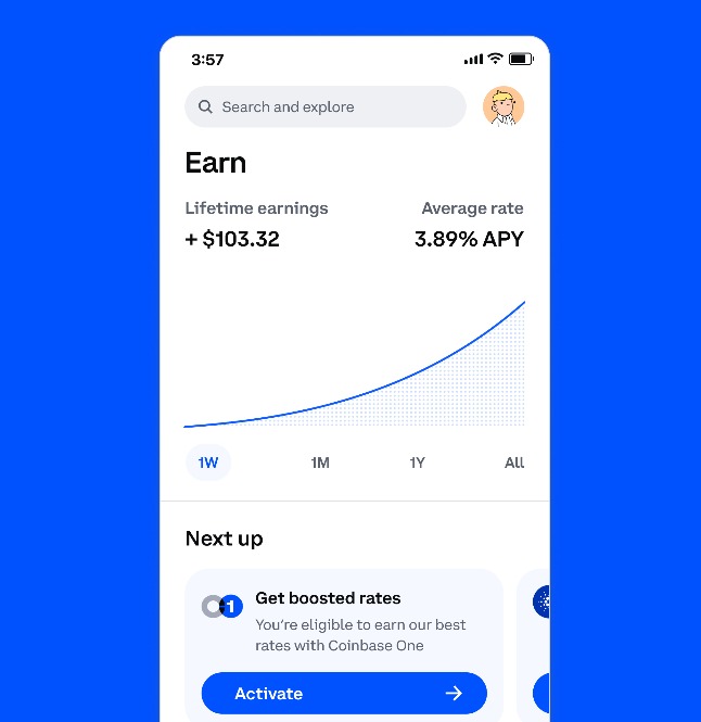 Coinbase Earn da APP
