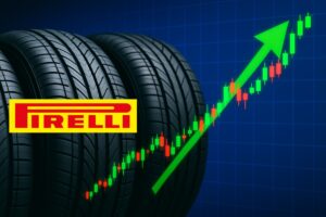 pneumatici generici con sovrapposto il logo di Pirelli