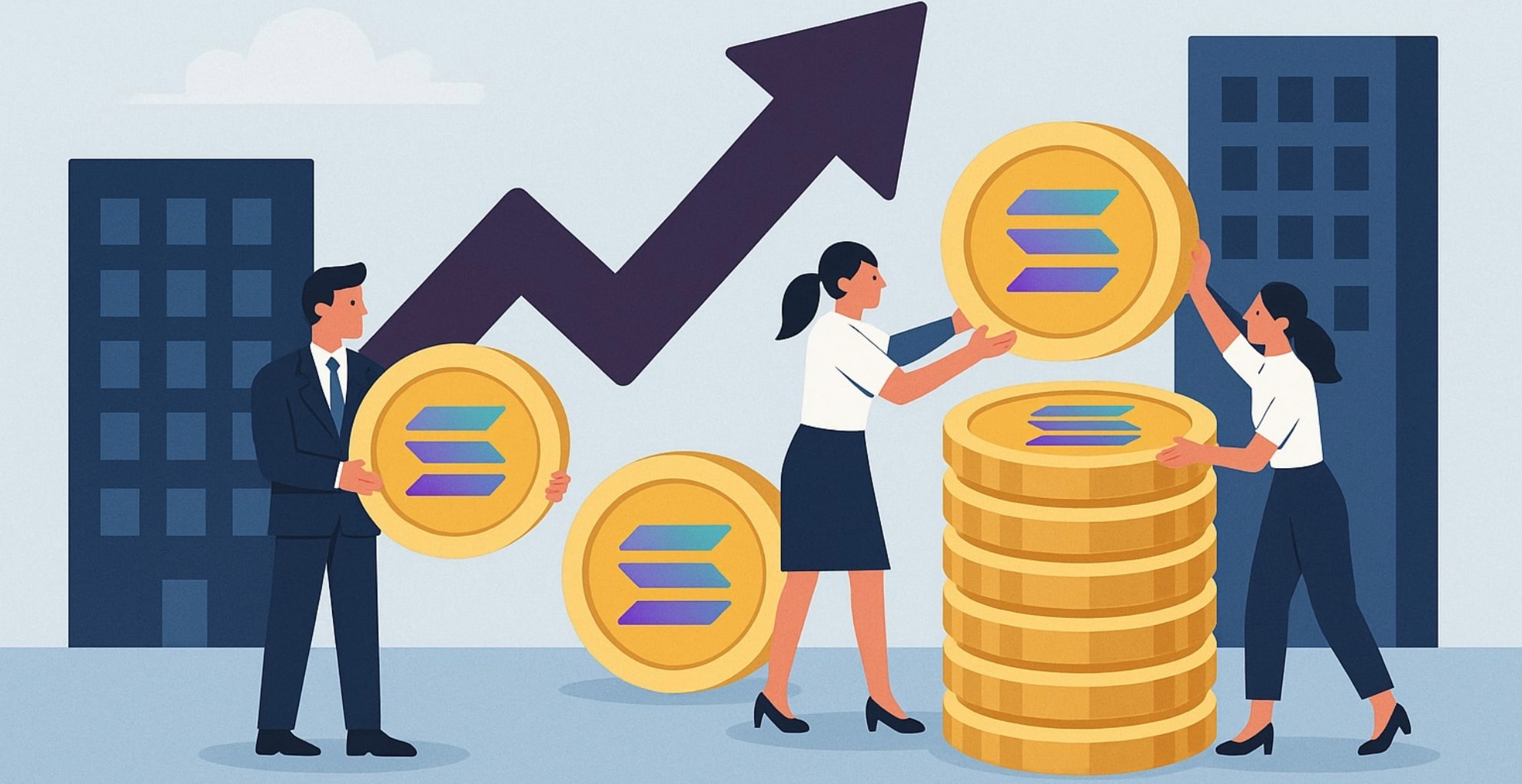 Le aziende continuano ad integrare ed accumulare la cripto Solana (SOL)