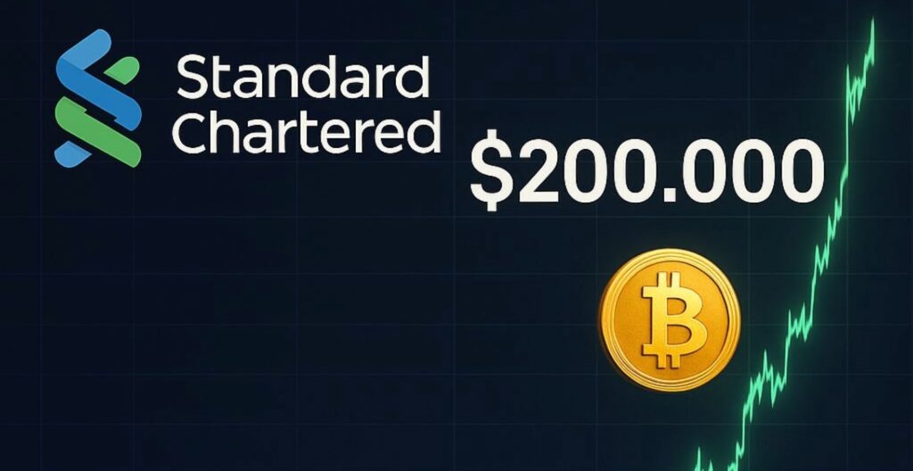 standard chartered, bitcoin, btc, prezzo bitcoin, previsione bitcoin, prezzo btc, crypto, cripto, criptovalute