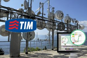 antenne tlc e logo di TIM