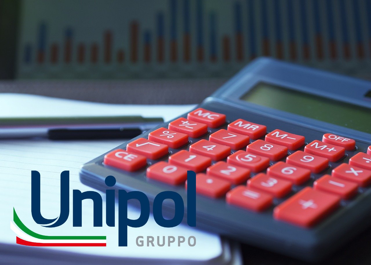 calcolatrice e logo di Unipol