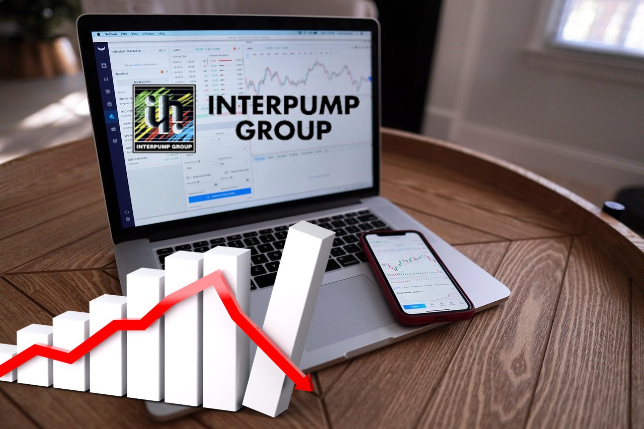 logo di Interpump su laptop