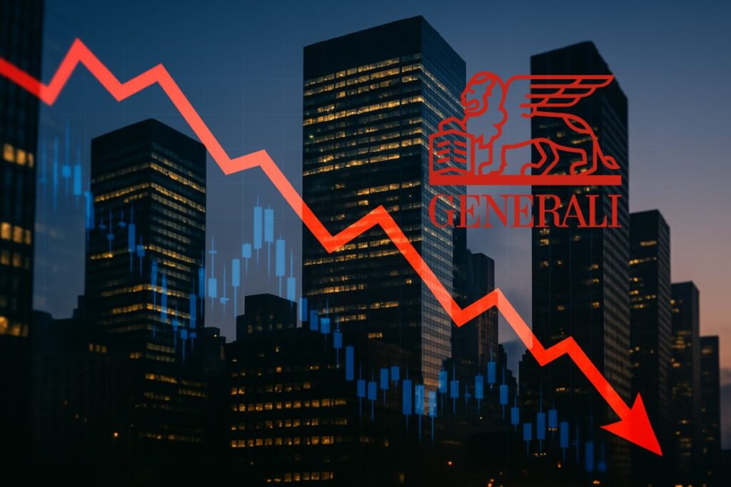 logo di Generali su alcuni grattacieli