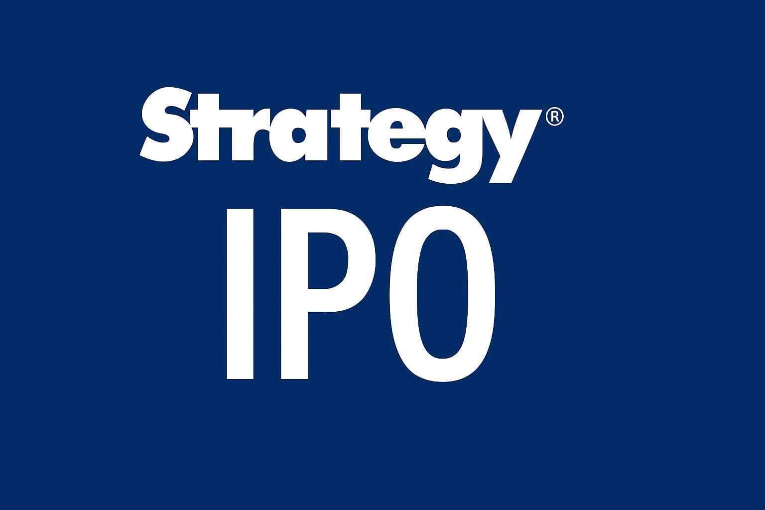 strategy ipo, strategy bitcoin, btc, bitcoin, cripto, crypto, criptovalute