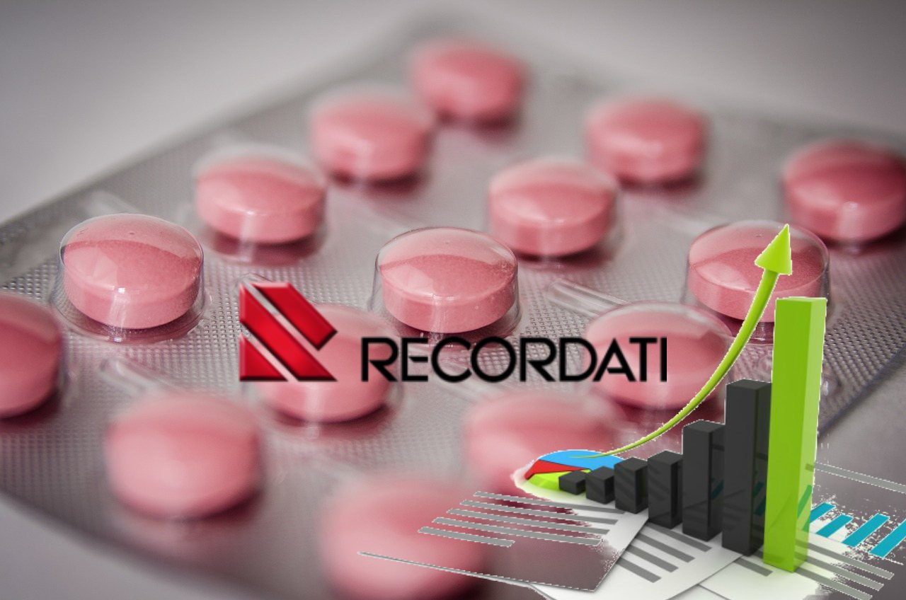 medicine e logo di Recordati