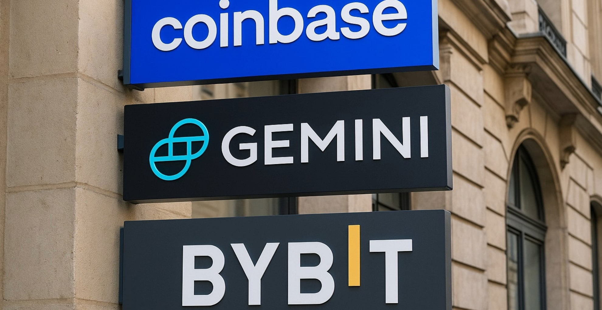 Coinbase, Gemini e Bybit, cripto, exchange, europa. criptovalute, mica