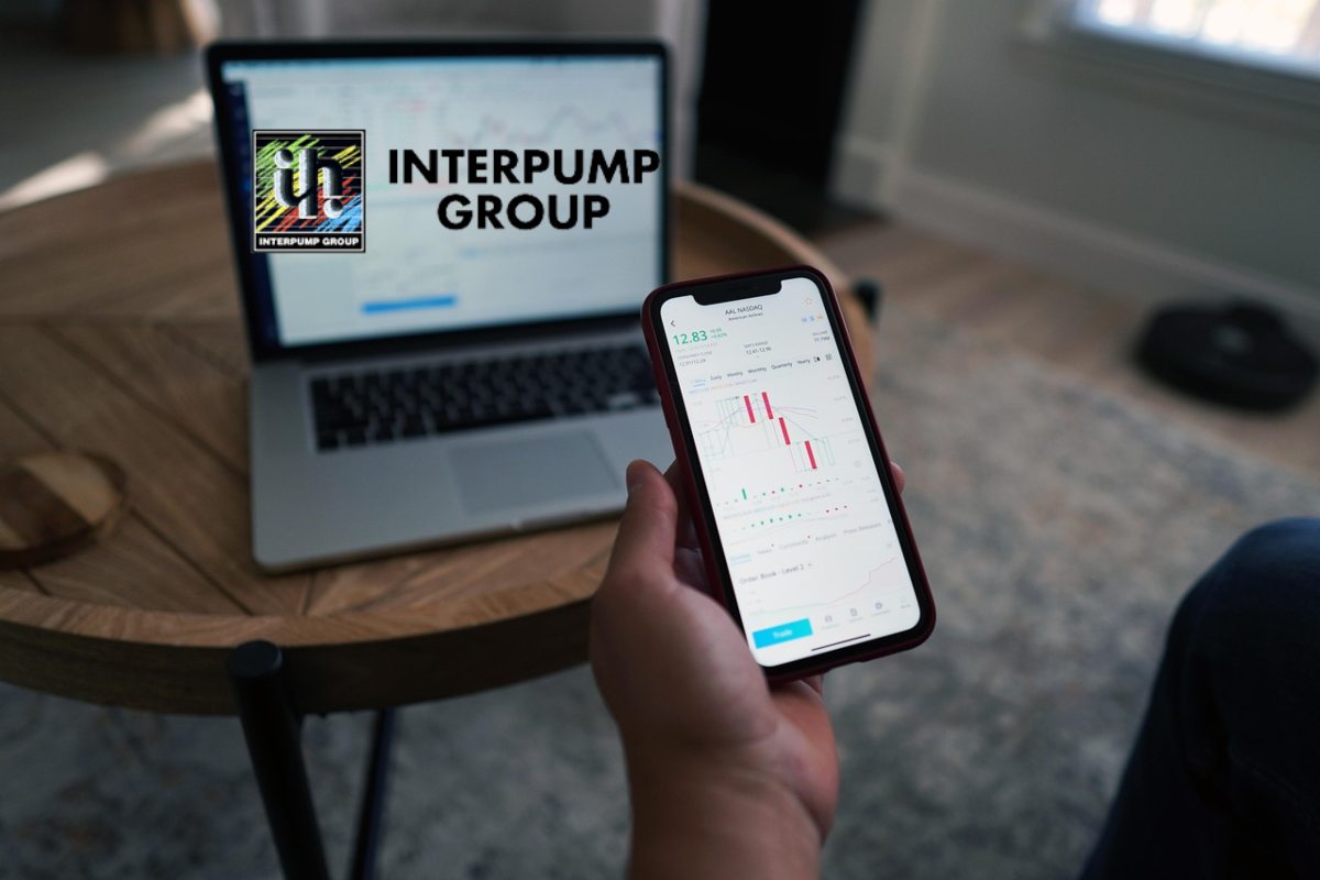 logo di Interpump su laptop
