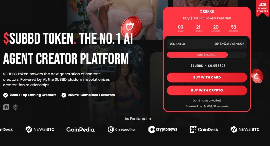 subbd token, cripto ai, content ai, content platform, cripto, crypto, criptovalute
