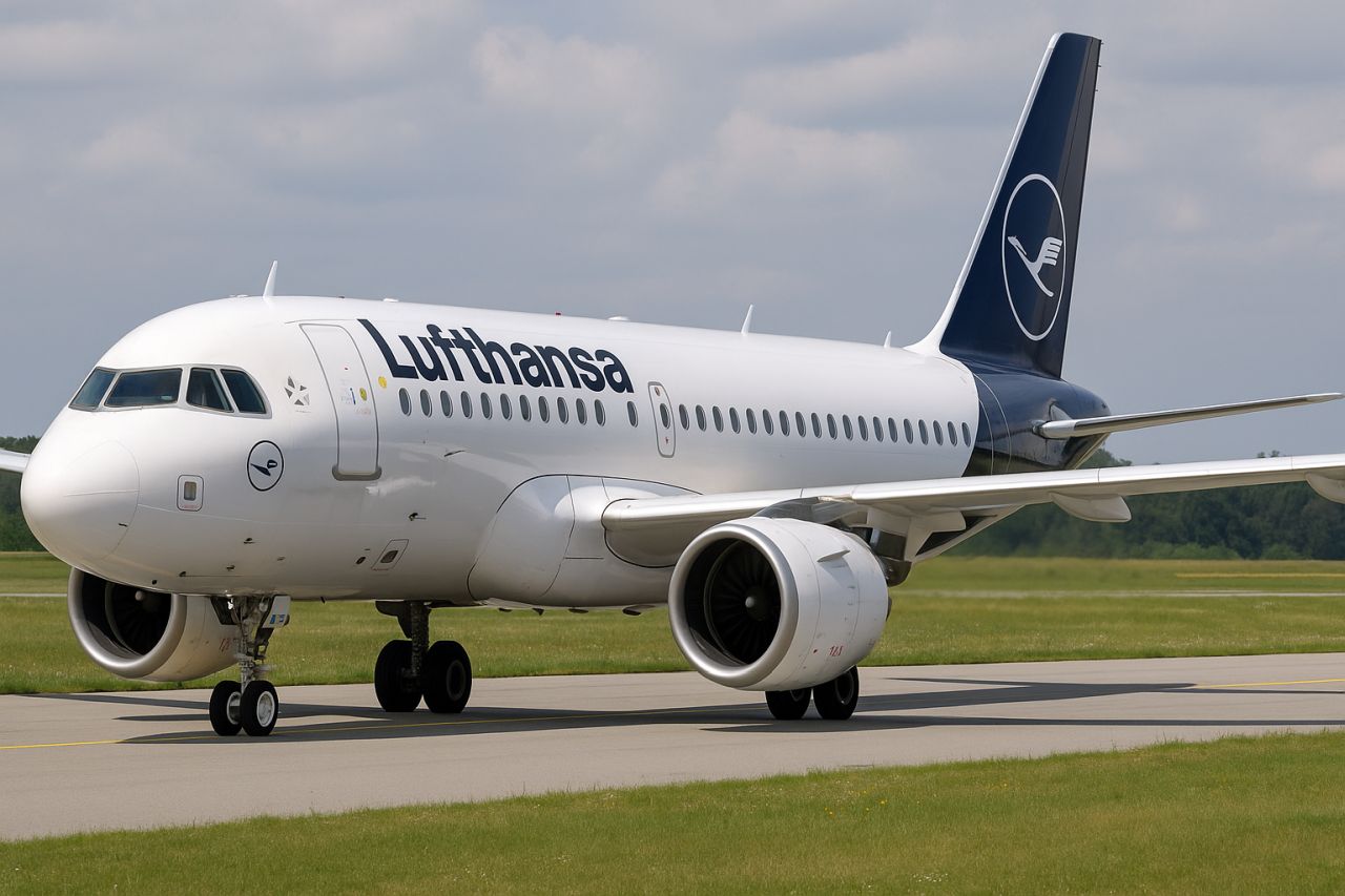 un aereo di Linea della compagnia Lufthansa