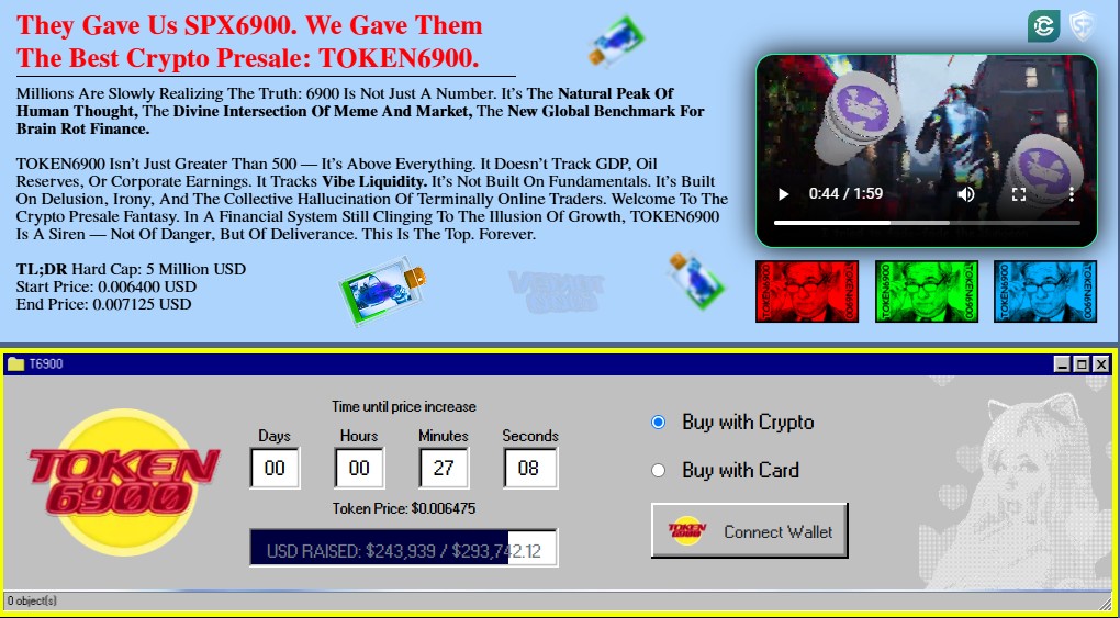 token6900, meme coin, crypto