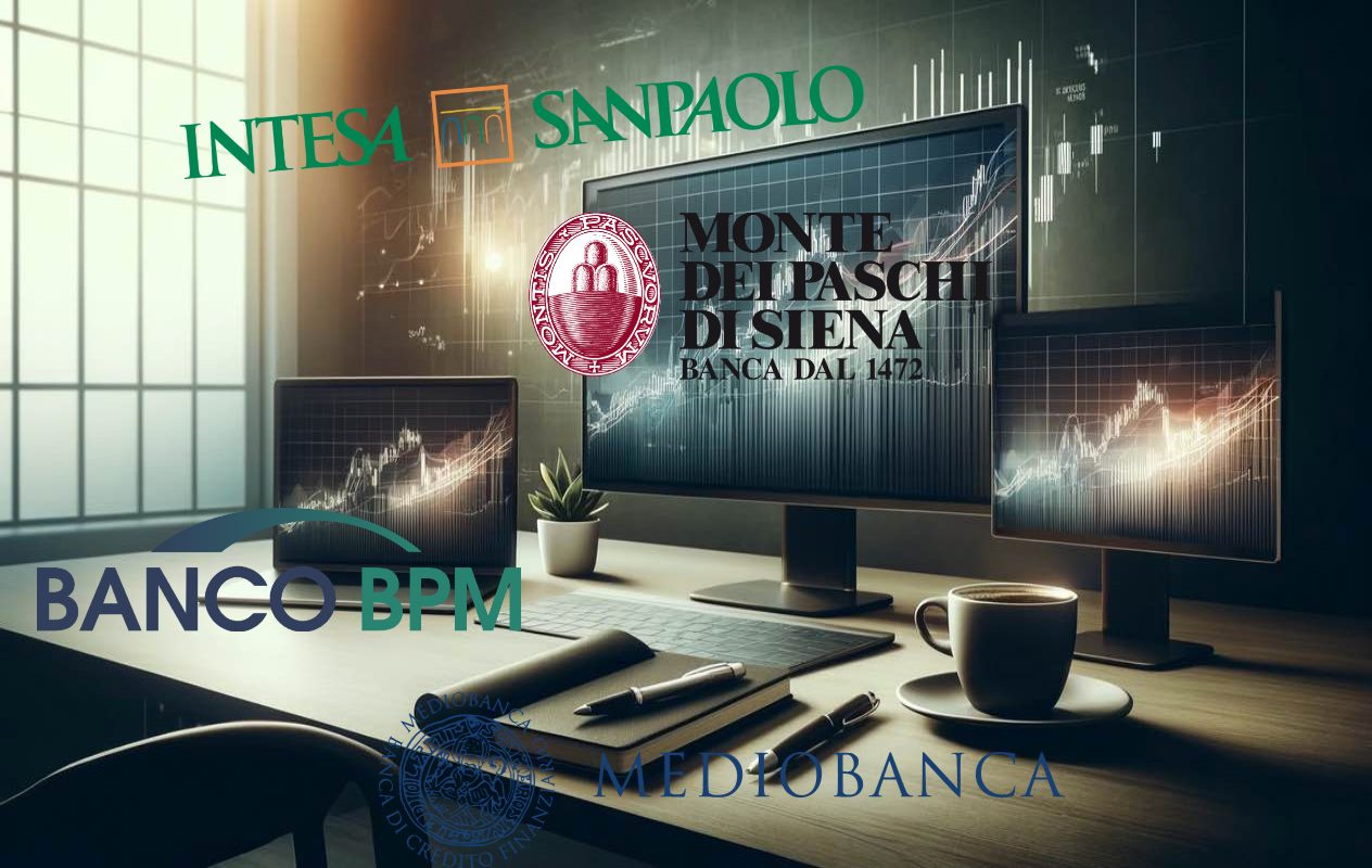 strumenti di trading e loghi di banche italiane