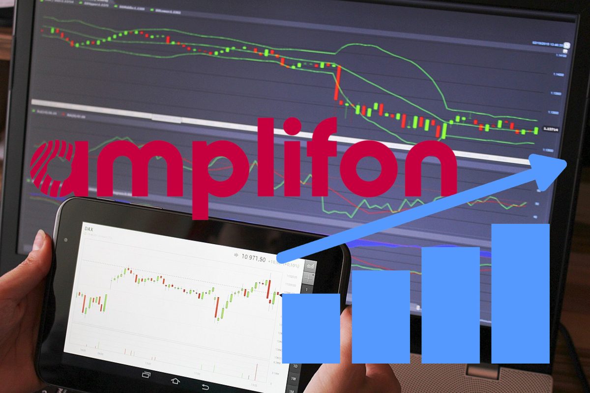 grafico Amplifon con logo