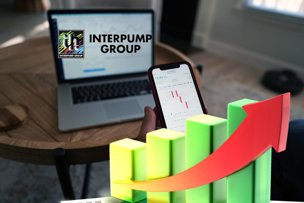 logo di Interpump su laptop
