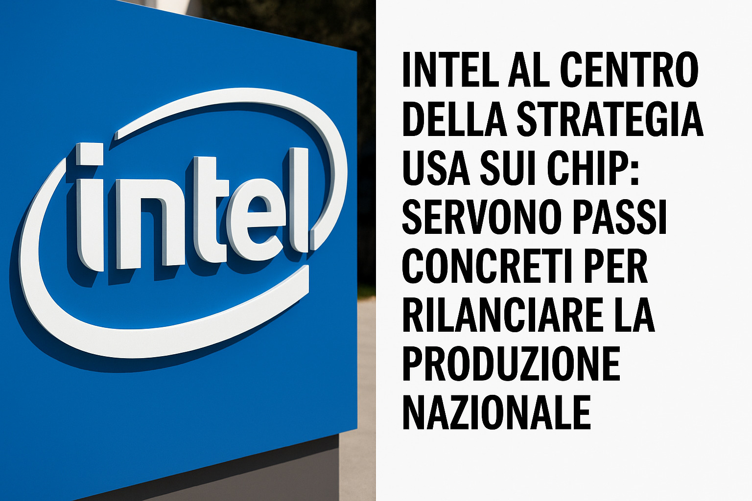 Che ruolo ha il governo statunitense nella crisi di INTEL