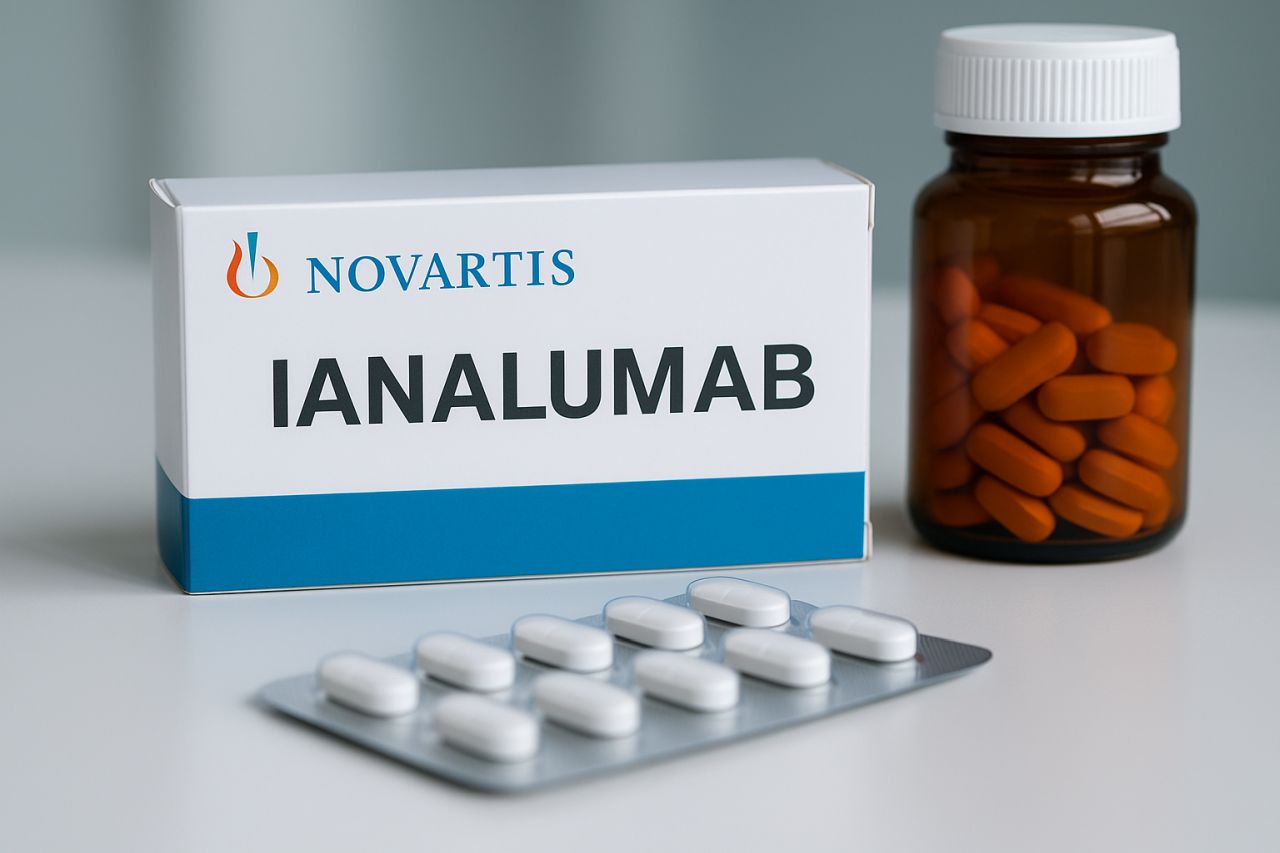 Una confezione con un farmaco e un blister con delle pasticche