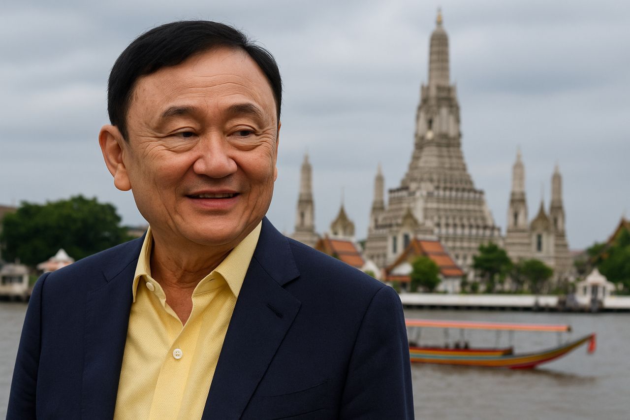 Primo piano dell'ex Primo Ministro della Thailandia