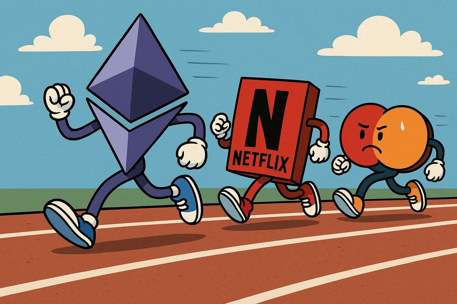 ethereum, netflix, mastercard, eth, cripto, crypto, criptovalute