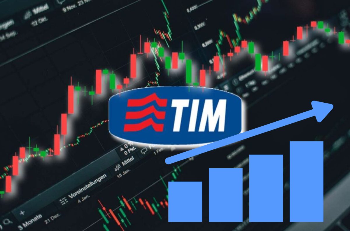 logo di TIM e grafico