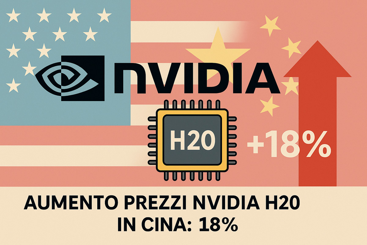 NVIDIA valuta un aumento fino al 18% sul chip H20 per salvare i margini