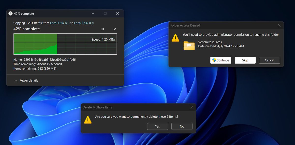 Nuove app su Windows 11 con la modalità scura