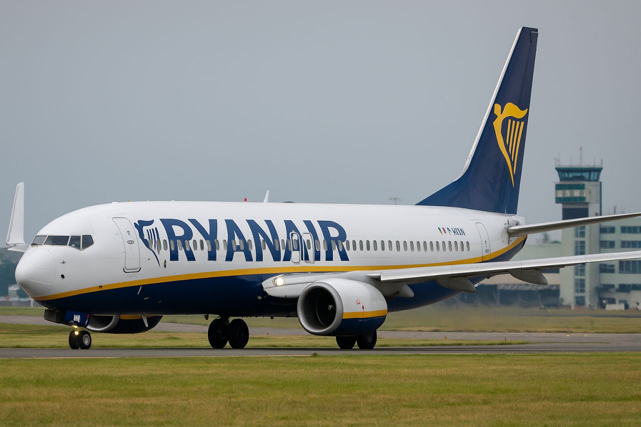 un aereo di linea Ryanair