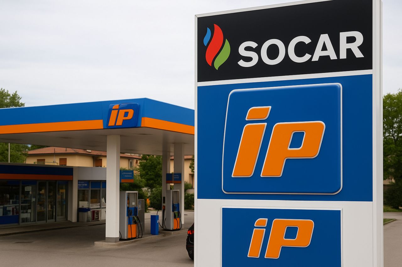 un distributore di carburanti IP