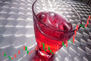 bicchiere con Campari