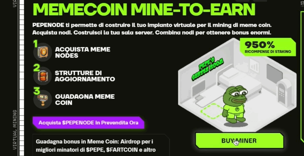 pepenode, pepe, pepe coin, meme coin, crypto, cripto, criptovalute