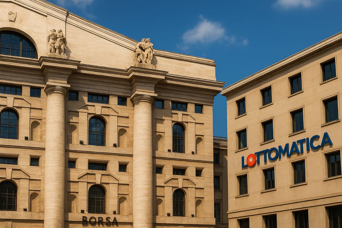 palazzo con insegna Lottomatica