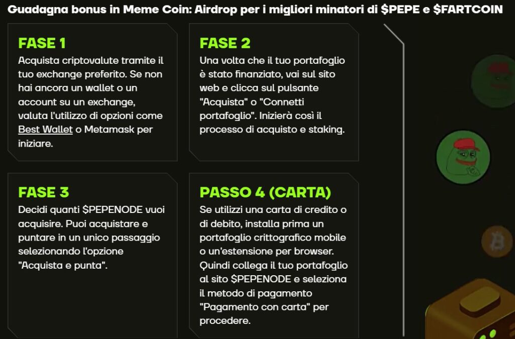Meme coin, pepe, pepenode, mining, crypto, cripto, criptovalute