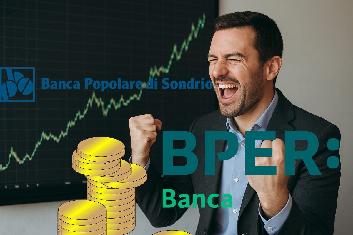 trader felice e loghi BPSO e BPER