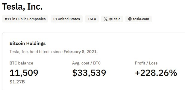 tesla Bitcoin, Bitcoin, btc, riserva Bitcoin